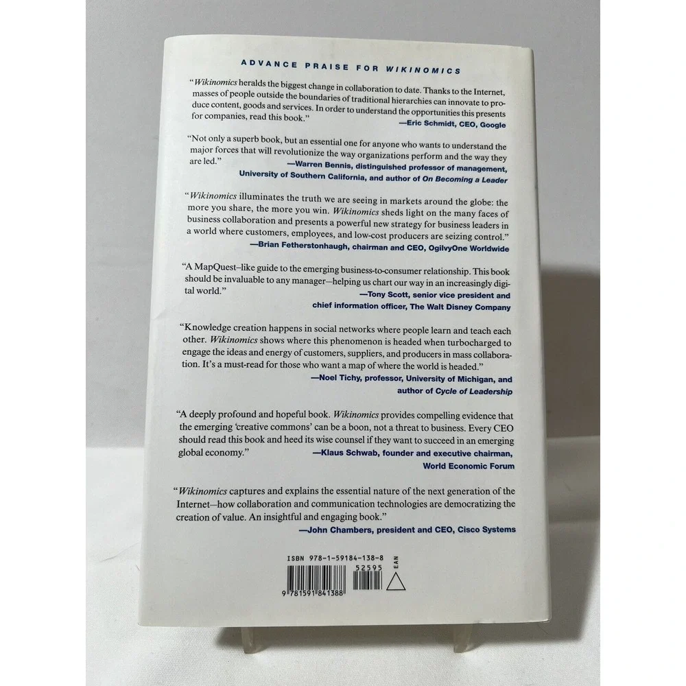 Wikinomics‎ Hardcover Business Strategy Innovation Collaboration Leadership Book